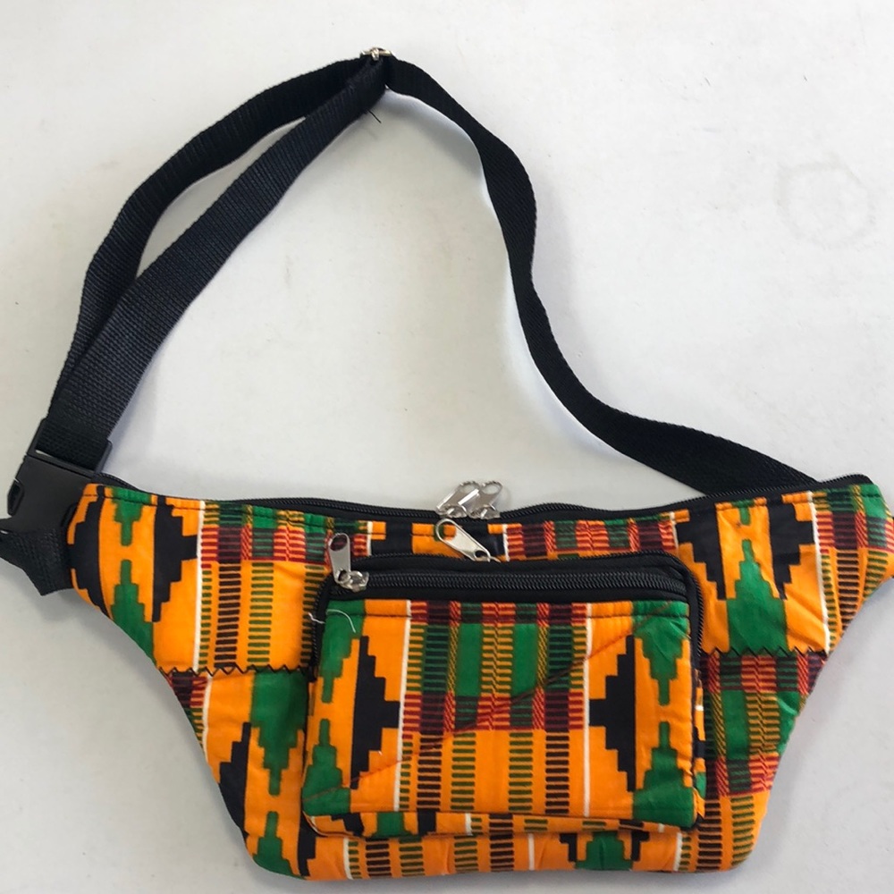 African Kente Print Fanny pack